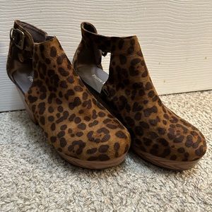 Pierre Dumas Cheetah Print Ankle Bootie